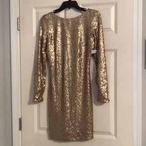 Dress the Population Sequin Dress sz M
